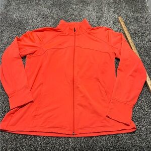 Xersion Women's bright coral Orange Jacket woman’s size xl
